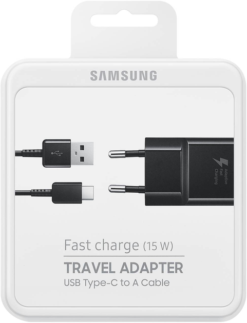 Мережевий зарядний пристрій Samsung EP-TA20 Type C 1.5 м Чорний (EP-TA20EBECGWW) - зображення 6