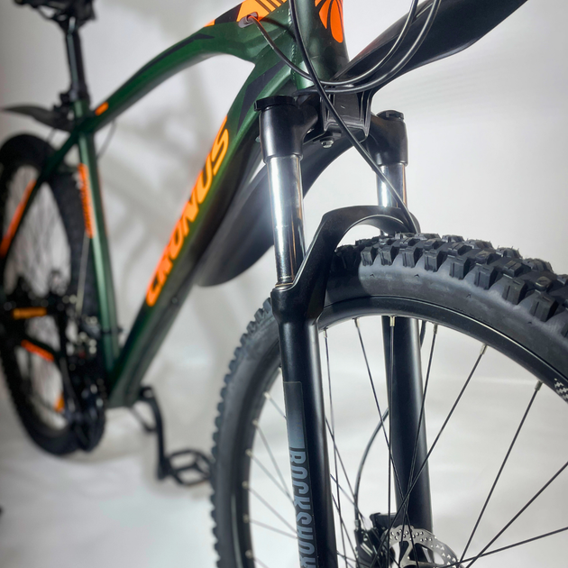 ВЕЛОСИПЕД CRONUS FANTOM 29"колеса 21"рама Алюмінієва чорний-оранжевий - зображення 3