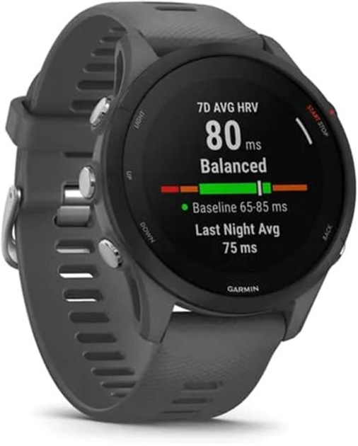 Zegarek sportowy Garmin Forerunner 255 Basic Slate Grey (753759279875) - obraz 2