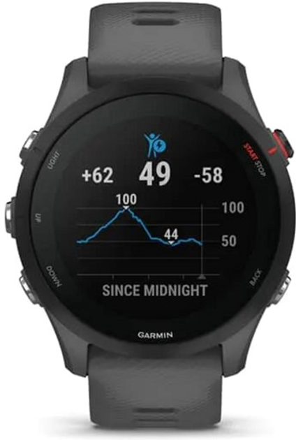 Смарт-годинник Garmin Forerunner 255 Basic 46 mm Slate Grey (010-02641-10) - зображення 5