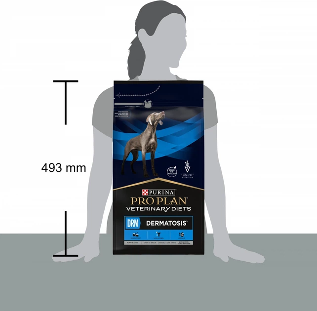 Сухий дієтичний корм Purina Pro Plan DRM Dermatosis для цуценят та дорослих собак при дерматозах та надмірному випадінні шерсті 3 кг (7613035156289) - зображення 4