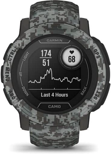 Спортивний годинник Garmin Instinct 2 Camo Edition – Graphite Camo (753759278816) - зображення 2