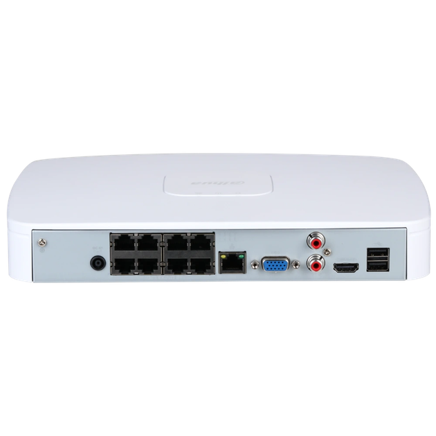 8-канальный IP регистратор с PoE Dahua NVR2108-8P-I2, 12Мп - изображение 2
