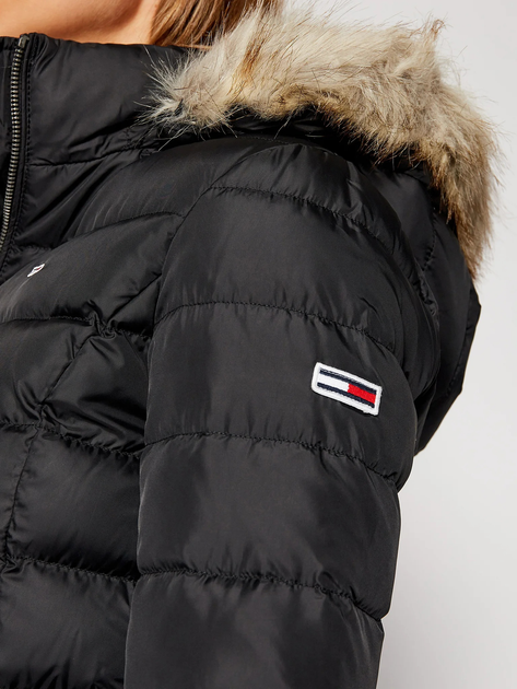 Куртка зимова жіноча Tommy Jeans DW0DW08588-BDS L Чорна (8720111064877) - зображення 7