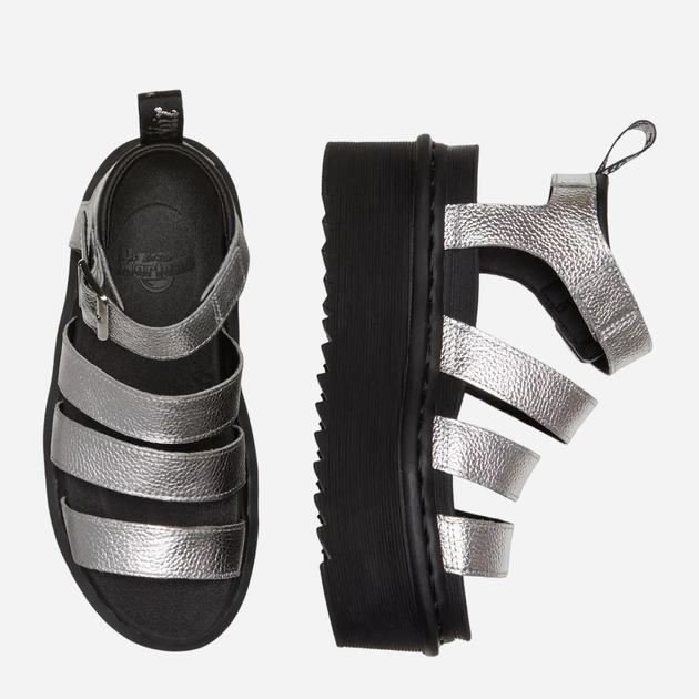 Жіночі сандалі Dr. Martens 30715058 38 (5UK) 23.5 см Сріблясті (190665548280) - зображення 5