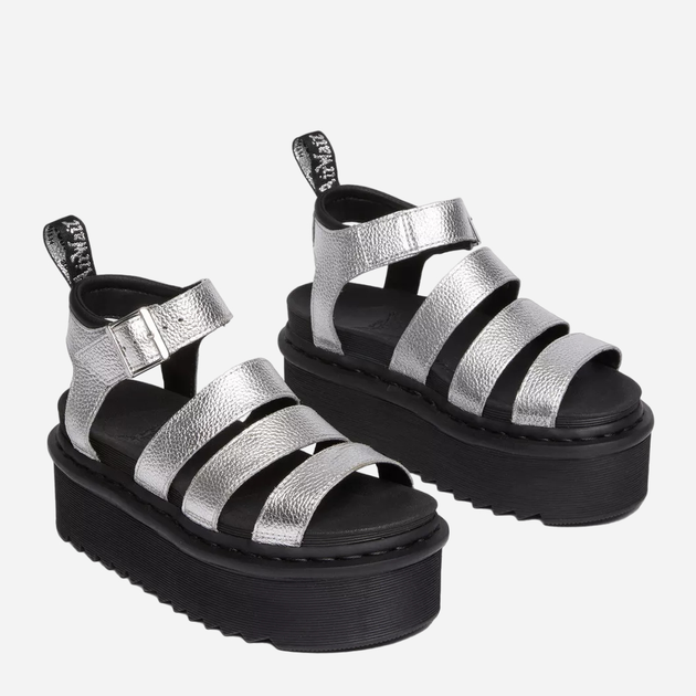 Жіночі сандалі Dr. Martens 30715058 39 (6UK) 24.5 см Сріблясті (190665548297) - зображення 3