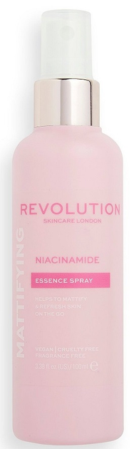 Міст для обличчя Revolution Skincare Mattifying Niacinamide Essence Spray з ніацинамідом матуючий 100 мл (5057566263498) - зображення 1