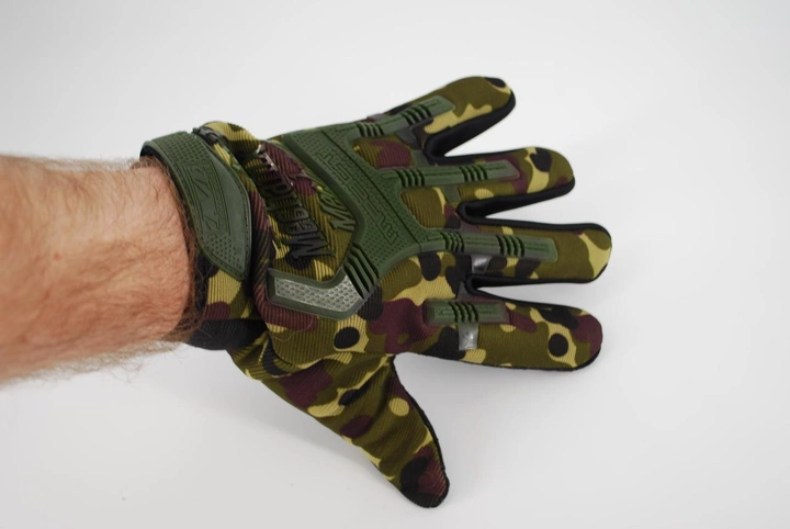 Тактичні рукавички з пальцями 9099_XL_Camouflage - зображення 2