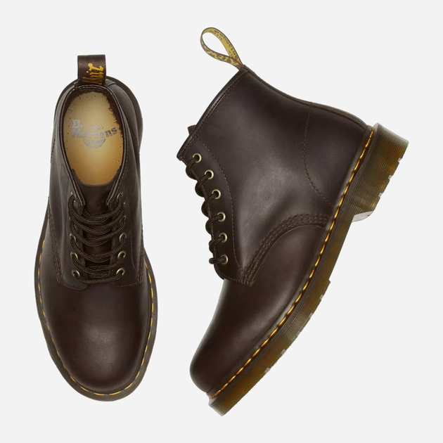 Glany damskie skórzane Dr. Martens 27761201 42 (8UK) 26 cm Ciemnobrązowe (190665488456) - obraz 5