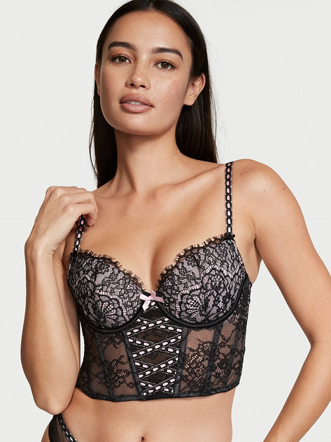 GQ 2007年6月　VICTORIA'S SECRET 特集 Бюстье Victoria's Secret 852514797 M-DD Черное (1159796598