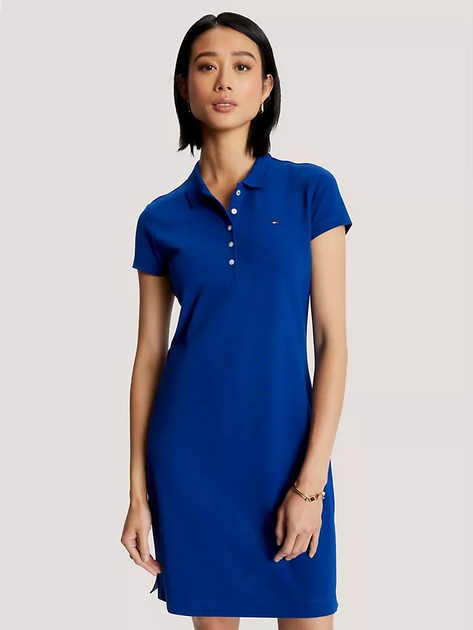 Акція на Плаття-футболка міні літнє жіноче Tommy Hilfiger 76J3205-C7L(Midnight Blue) S Синє від Rozetka