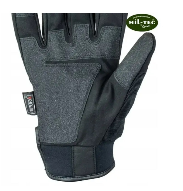 Рукавиці тактичні Mil-Tec Армійські зимові XL Чорні ARMY GLOVES WINTER SCHWARZ (12520802-905-XL) - изображение 2