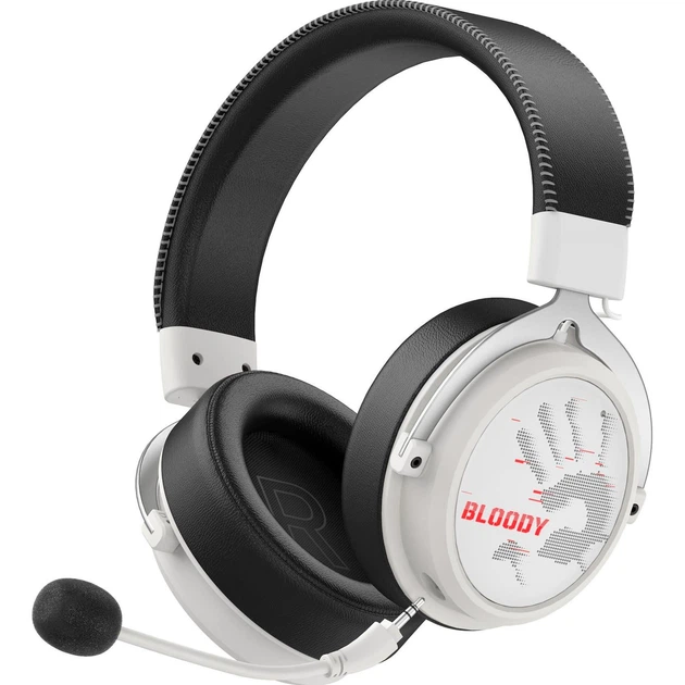 Ігрова гарнітура Bloody MR590 (Sport White), колір чорно-білий (MR590 (Sport White)) - Фото 8 Ігрова гарнітура Bloody MR590 (Sport White), колір чорно-білий (MR590 (Sport White)) - изображение 8