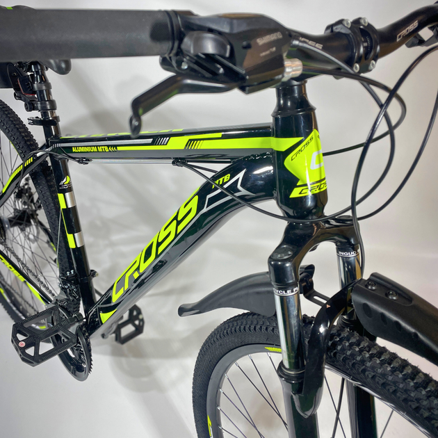 Гірський велосипед Cross Stinger 27.5" Чорно-Жовтий 18" рама/зріст від 170 - 185 см - зображення 2