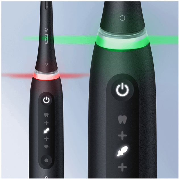 Zestaw szczoteczek elektrycznych Oral-B iO5 Duo Black UCB and White SC (4210201414841) - obraz 3