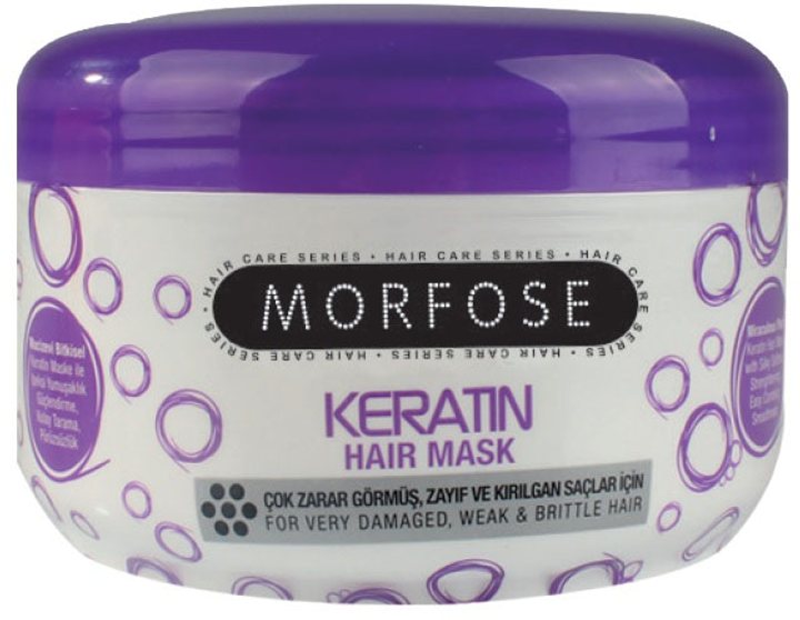 Маска Morfose Keratin для пошкодженого волосся 500 мл (8680678831117) - зображення 1