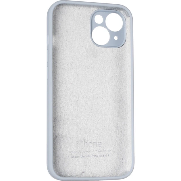 Чохол Fiji Silicone Case Full Camera для Apple iPhone 14 бампер накладка із захистом камери Sierra Blue - Фото 3 Чохол Fiji Silicone Case Full Camera для Apple iPhone 14 бампер накладка із захистом камери Sierra Blue - зображення 3