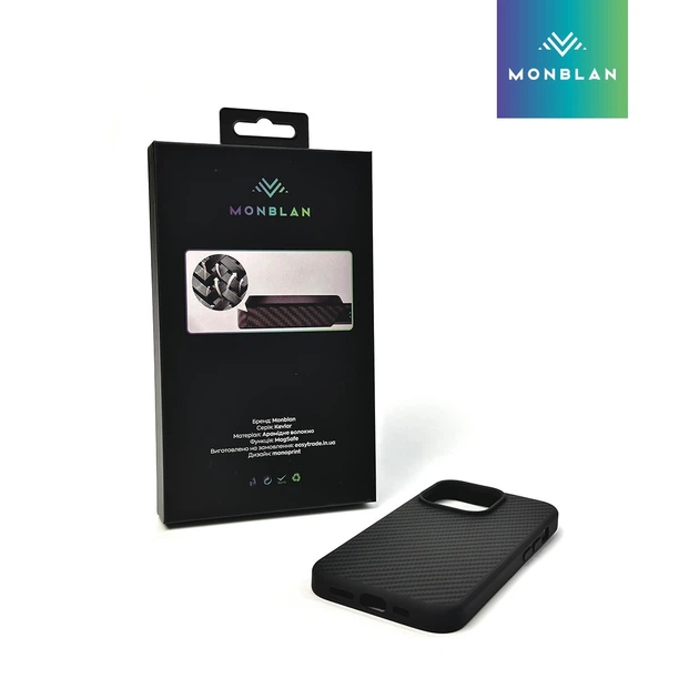 Защитный чехол Monblan iPhone 14 Pro Kevlar Magnetic Series - изображение 3