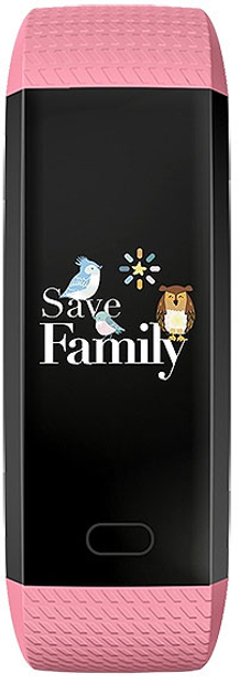 Фітнес-браслет SaveFamily Kids Band Рожевий SF-KBR (8425402547304) - зображення 2