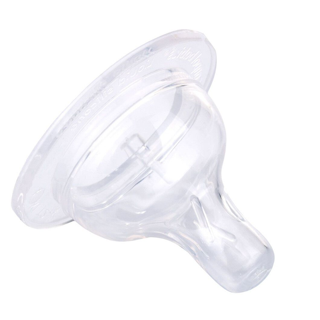 Соска силіконова до пляшечок з широким отвором EasyStart каша 1 шт Canpol Babies 21/723 5903407217239 - зображення 2