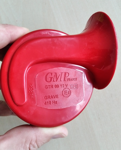 Сигнал автомобильный звуковой GMP 1282, 12V, 2-х тональный, 115 дБ, комплект 2шт - изображение 6