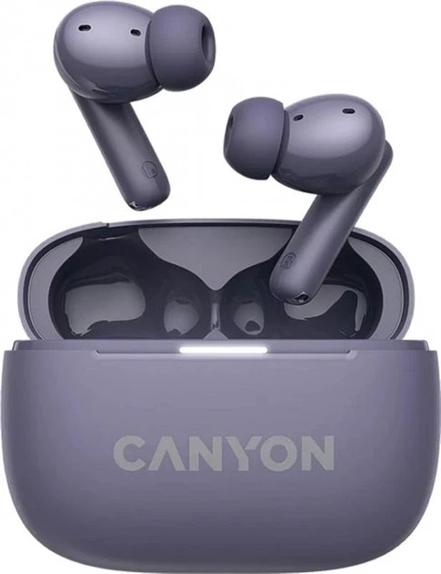 Навушники Canyon OnGo TWS-10 ANC ENC Purple (CNS-TWS10PL) - зображення 2