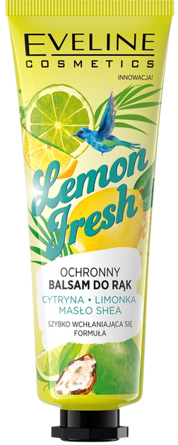 Бальзам для рук Eveline Innovation Hand Balms Lemon Fresh захисний 50 мл (5901761983814) - зображення 1