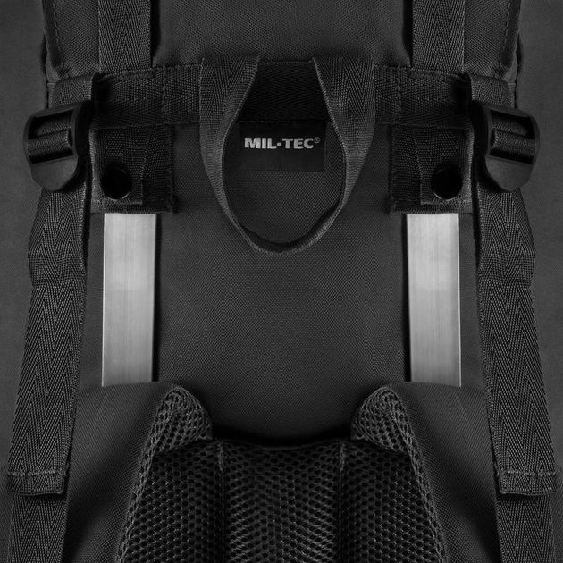 Рюкзак 75Л Чорний Mil-Tec з чохлом від дощу (14030002-75) M-T - зображення 2