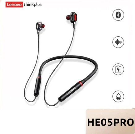 Наушники Lenovo ThinkPlus Sports HE05 Pro Bluetooth (Black) - Фото 1 Наушники Lenovo ThinkPlus Sports HE05 Pro Bluetooth (Black) - изображение 1