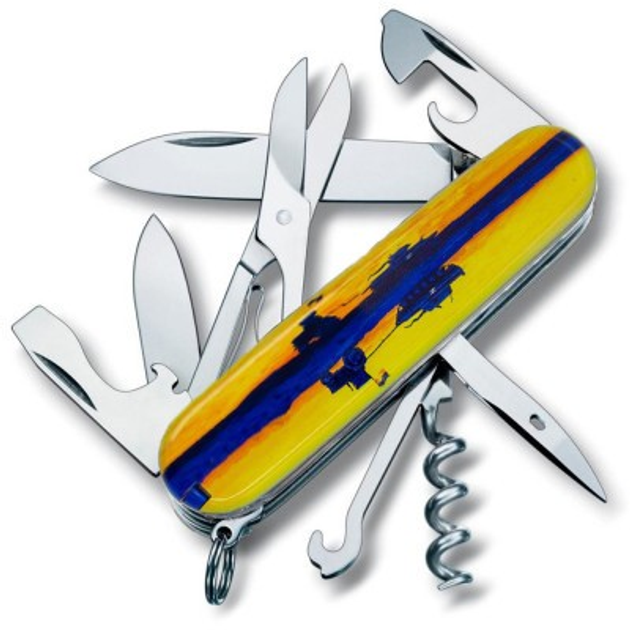 Ніж Victorinox Climber Ukraine Марка з трактором (1.3703.3_T3110p) - изображение 2