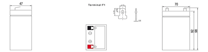 Аккумулятор MastAK MT1228 ( 12v 2.8Ah ) - изображение 2