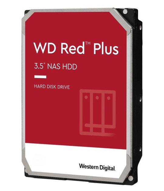 Жесткий диск Western Digital Red Plus HDD 2TB 5400rpm 64MB WD20EFRX 3.5 ...