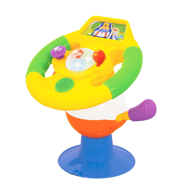 Игрушка на присоске Kiddi Smart Умный руль, с эффектами (укр) 063420 ...