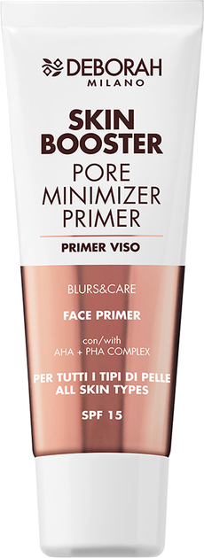 Основа під макіяж Deborah Skin Booster Pore Minimizer Primer SPF 15 з матуючим ефектом 30 мл (8009518433869) - зображення 1