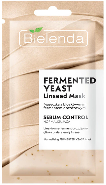 Maseczka do twarzy Bielenda Fermented Yeast Linseed Mask 8 g (5902169039363) - obraz 1