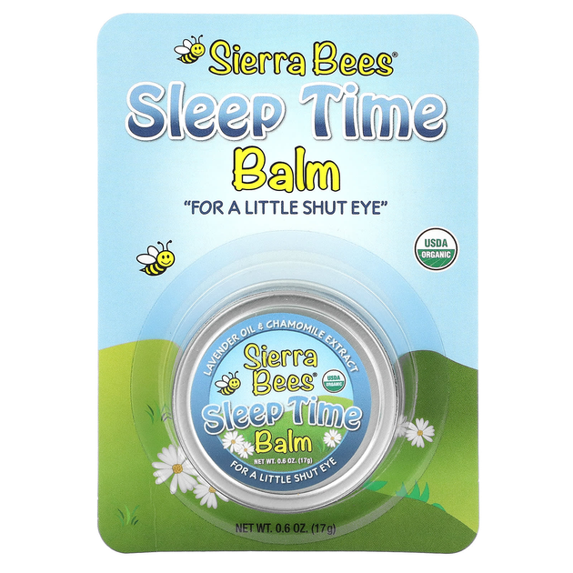 Бальзам Sierra Bees бальзам для спокійного сну, лаванда та ромашка 17 г - зображення 1