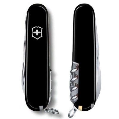 Ніж Victorinox Huntsman 91 мм Чорний (1.3715.3) - изображение 3