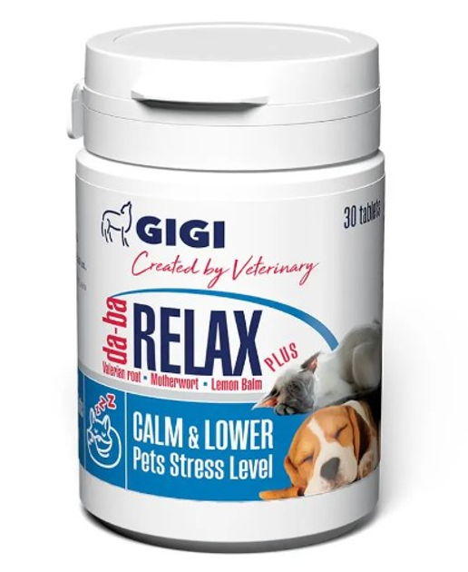 Таблетки для успокоения нервной системы собак и кошек GIGI da-ba RELAX ...