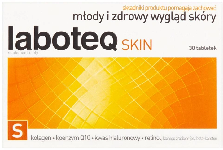Suplement diety Laboteq Skin pomagający zachować młody i zdrowy wygląd skóry 30 tabletek (5902020845249) - obraz 1