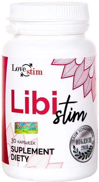 Харчова добавка Love Stim LibiStim лібідо для жінок 30 капсул (5903268070202) - зображення 1