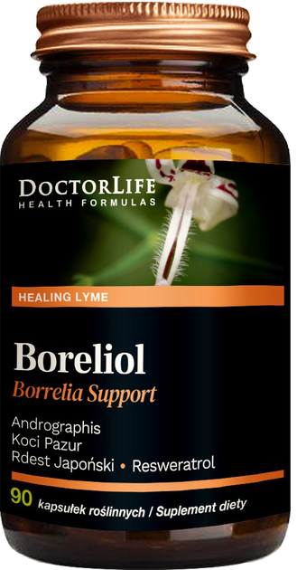 Харчова добавка Doctor Life Boreliol Borrelia Support 90 капсул (5903317644507) - зображення 1
