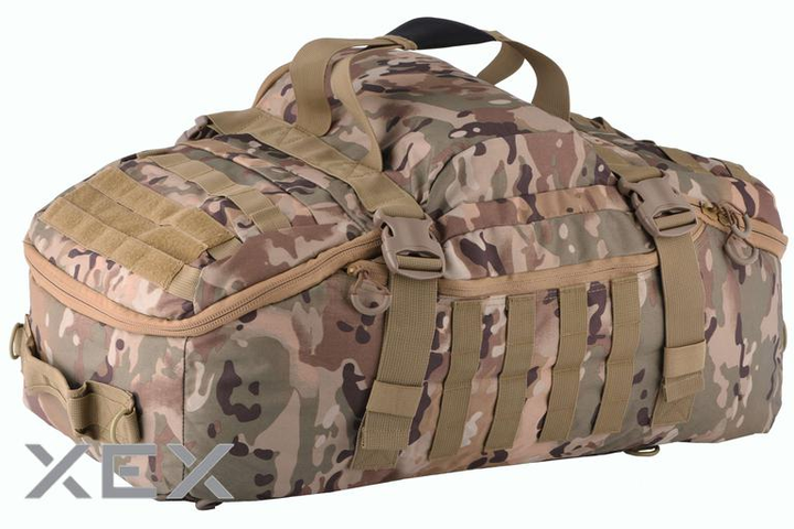 Сумка-баул/рюкзак 2Е Tactical, L, камуфляж (2E-MILDUFBKP-L-MC) - зображення 2