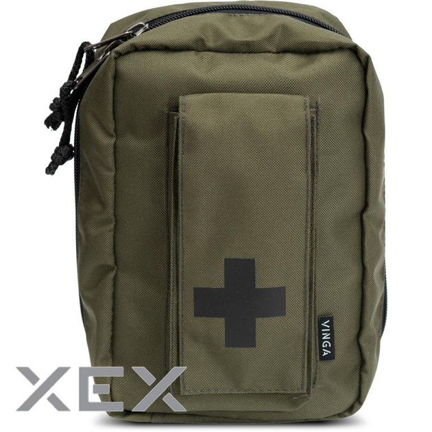 Сумка для аптечки Vinga A3 Turniket XL, Oxford 600D, olive (VA3TXO) - зображення 2