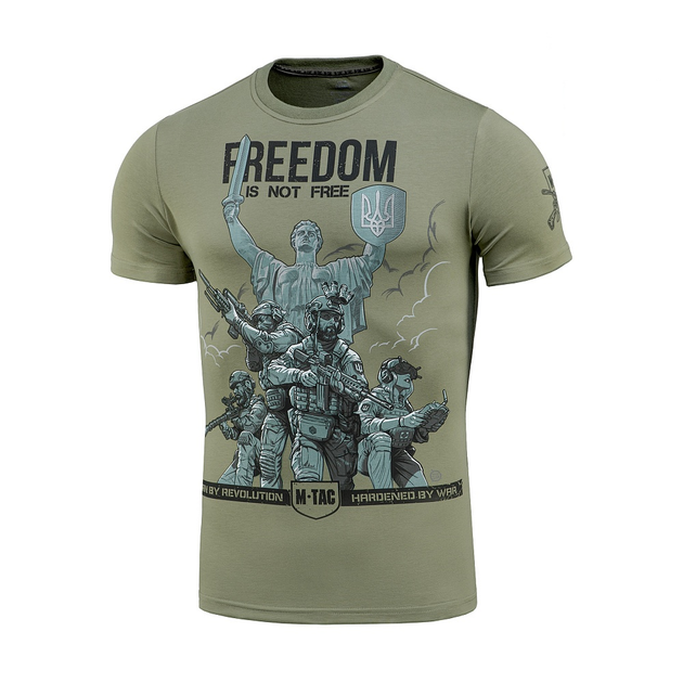 M-Tac футболка Freedom Light Olive M - зображення 1