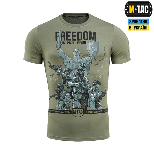 M-Tac футболка Freedom Light Olive L - зображення 2