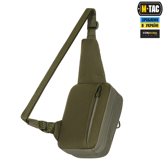 M-Tac сумка Sling Pistol Bag Elite Hex з липучкою Ranger Green - зображення 2