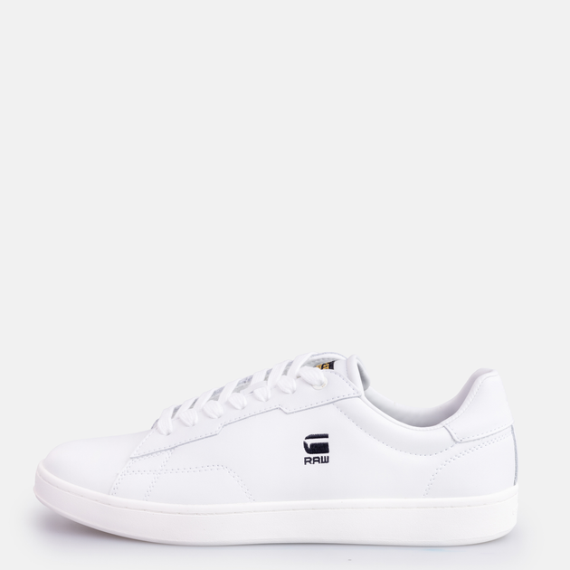 Sneakersy męskie skórzane G-Star Raw Cadet Lea 2142-002509-1000 43 Białe (8717562551988) - obraz 3
