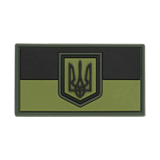 M-Tac нашивка флаг Украины малый PVC Olive - изображение 1