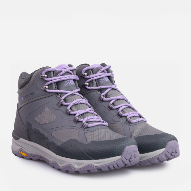 Жіночі черевики для треккінгу з мембраною Karrimor Spiral Mid Ladies weathertite K1071-GRY 39 (6UK) 24.5 см Сірі (5017272009841) - зображення 2