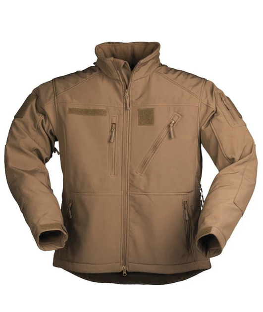 Куртка Демісезонна Sturm Mil-Tec Софтшелл Softshell Jacket SCU (Coyote) 2XL - зображення 1